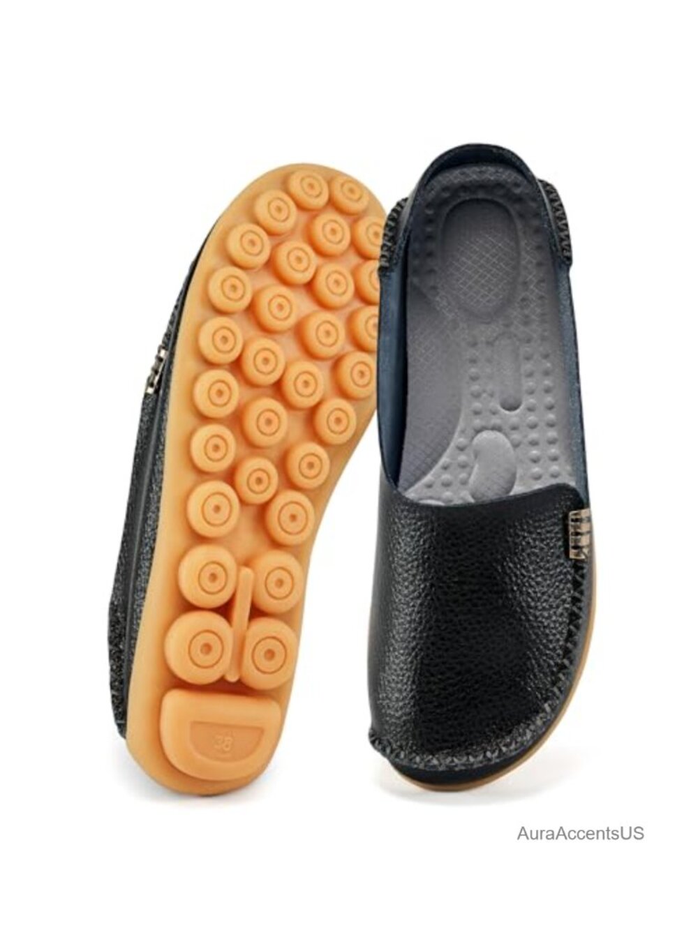 Women's Slip On Penny Loafers Memory Foam Comfortable Casual Shoes